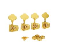 KAISH Gold Cloverleaf Bass Tuners Bass Tuning Machines Bass Tuning Keys for Standard/Highway One Series Jazz J Bass/Precision P Bass