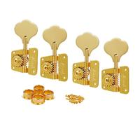 KAISH Gold Lefty Vintage 70's Cloverleaf Bass Tuners Bass Tuning Machines Bass Tuning Keys for Jazz J Bass or Precision P Bass