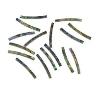 KAISH Guitar Rosette New Zealand Abalone Shell Curved Strips Guitar Sound Hole Inlay 110mmx2mmx1.5mm