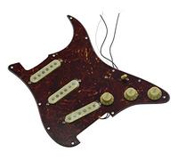 KAISH Loaded Strat Pickguard Pre-wired ST SSS Pickguard with Alnico Pickups Vintage Tortoise