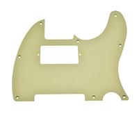 KAISH Matte Aluminum Tele Humbucker Style Pickguard Metal Anodized TL Pick Guard Scratch Plate for American/Mexican Telecaster Matte Gold