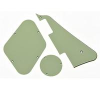 KAISH Mint Green 3 Ply LP Standard Pickguard and LP Rear Control Plate Switch Plate Cavity Covers for Les Paul Made in USA