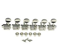 KAISH Nickel Lefty Vintage Guitar Tuning Keys Left Handed Tuners for Strat/Tele Korea Made