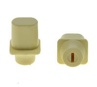 KAISH Pack of 2 Ivory Vintage Top Hat Switch Tip 3 Way or 4 Way Pickup Selector Switch Knobs for USA Tele/Telecaster