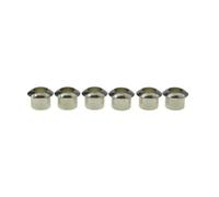 KAISH Premium Brass Vintage Size Guitar Tuner Bushings 1/4" Vintage Tuning Keys Tuning Machines Ferrules for vintage ST/TL/LP guitars Brass 6.2mm(I.D.)* 8.3mm(O.D.) Nickel