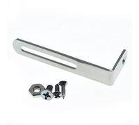 KAISH Premium Stainless Steel Guitar Pickguard Bracket with Pickguard Mounting Screws Bolt and Nut for USA Les Paul Chrome