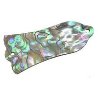 KAISH Pure CUSTOM Made Natural Abalone Shell Guitar Truss Rod Cover with 2 Hole for Les Paul Made in USA
