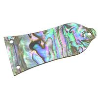 KAISH Pure Custom Made Natural Abalone Shell Guitar Truss Rod Cover with 3 Holes for Epiphone LP Les Paul