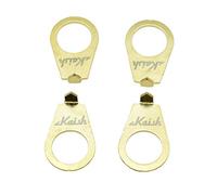 KAISH Set of 4 LP Guitar Knobs Pointer Plate 3/8" Knob Position Indicator for USA LP Les Paul or CTS Pots Gold