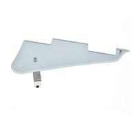 KAISH Silver Mirror 1 Ply LP Guitar Pickguard with Nickel Stainless Steel Bracket and Steel Mounting Screws for USA Les Paul