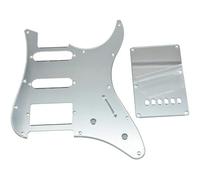 KAISH Silver Mirror Guitar HSS Pickguard Tremolo Trem Cover for Yamaha PACIFICA Guitar
