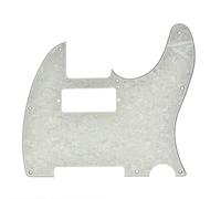 KAISH Tele Style Pickguard Guitar Pick Guard Scratch Plate with Mini Humbucker Pickup Hole for Tele/Telecaster Aged Pearl