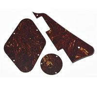 KAISH Vintage Tortoise LP Pickguard & Rear Plate Switch Plate Cavity Covers for Epiphone Les Paul