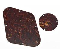 KAISH Vintage Tortoise LP Rear Control Plate Switch Plate LP Cavity Cover for Les Paul Made in USA