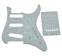 KAISH White Pearl Guitar SSS Pickguard with Trem Back Plate for Yamaha PACIFICA Guitar