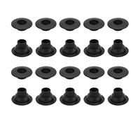kaisudiAP 10 Pairs Table Foosball Bushings Black 15.8mm Table Football Board Bearings for 5529 Foosball Table Shafts