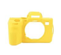 kaisudiAP A7R5 Camera Case, Silicone Protective Cover, for Sony A7R5, Precision Fit, Easy Access Ports, Lightweight Design, Durable Material, Essential Photography Accessory (Yellow)