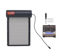 KaisudiAP, Automatic Timed Chicken Coop Door, Opener Controller for Poultry Farms, Timing Control, Gray Coop Door, High Security, Easy Installation, Durable Design, Weather