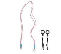 kaisudiAP Braided Camera Neck Shoulder Strap Polyester Fiber 120cm Universal Woven Camera Round Rope for Instant Camera DSLR Camera (Light Pink)