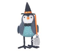 kaisudiAP Festive Bird Ornaments, Holiday Home Decor, Standing Decoration with Stable Base for Christmas Tree, Table, Windows, Cotton Polyester Fiber for Gifting