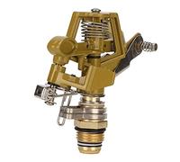 KaisudiAP for Lawn Garden Irrigation, G1/2 Male Thread Watering Sprinkler, 360 Degree Automatic Rotation, 15m Range, for Patio Yard, Durable Brass Body, Easy Install Design, Unifor