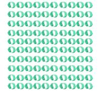 KaisudiAP For Poultry, Adjustable Leg Bands, For Chicken Duck Geese Pigeons, 100Pcs Clip On Identification Rings, DIY Farm Animal Tagging, Green Color, Reusable, Secure Fit