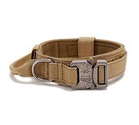 KaisudiAP Premium Dog Collar, Durable Polyester Material, Adjustable for Medium and Large Dogs, with Control Handle, Metal Buckle and Hook Loop Closure for Training, Walking, Runni (XL)