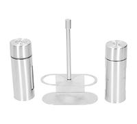 kaisudiAP Seasoning Container Stainless Steel Set Kitchen Supplies with Rack for Cooking