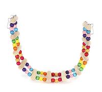 kaisudiAP Wood Pet Parrot Suspension Bridge Climbing Toy Bending Freely Playing Supply (6 * 48cm)