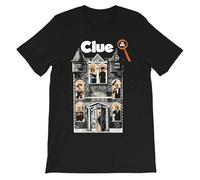 KAISUO Clue-The-Movie-Tim-Curry-1980s-Eighties-Movies-Retro-Murder-Gift-for-Men-Women-Girls-Unisex Black M