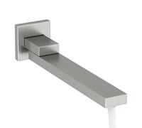 KAITAIHD Bruhsed Nickel Bath Tub Spout for Bathroom, Wall Single Hole Mount, Can be Folded