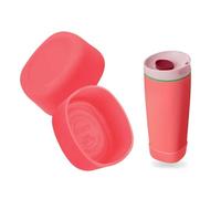 Kaitiaki 2pcs Silicone Boot for Owala SmoothSip Slider Coffee Tumbler 20oz 12oz, Anti-Slip Sleeve for Travel Coffee Mug, Protective Accessories for Owala BPA Free (Summer Harvest Red)