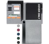 Kaitiaki Sturdy Planner Cover for Rocketbook Smart Notebook - Water-Resistant Fabric Padfolio, Business Padfolio with Firm Writing Surface, Fits 8.5 x 11 Letter Size, Rocketbook Accessories (Gray)