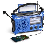 Kaito KA500BU 5-Way Powered Emergency AM/FM/SW Weather Alert Radio, Blue