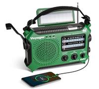 Kaito KA500GRN 5-Way Powered Emergency AM/FM/SW Weather Alert Radio, Green