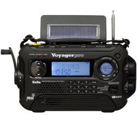 Kaito Voyager Pro KA600 Digital Solar/Dynamo AM/FM/LW/SW & NOAA Weather Emergency Radio with Alert & RDS, Black