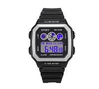 Kaitoly 2019 Newest Watches Men's Digital Sports Casual Watch LED Military Waterproof Wrist Watch Outdoor Electronic Army Alarm Stopwatch Wacthes (Sky Blue)