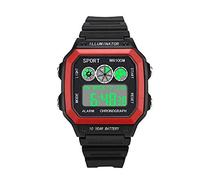 Kaitoly 2019 Newest Watches Men's Digital Sports Casual Watch LED Military Waterproof Wrist Watch Outdoor Electronic Army Alarm Stopwatch Wacthes (Red)