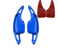 KAIUYRT Compatible with Chevrolet for Corvette C7 R Z06 ZR1 Convertible 2018 for Grand Sport Shift Paddles Steering Wheel Shifter Extension Stickers Shift Paddles Extension(Blue)