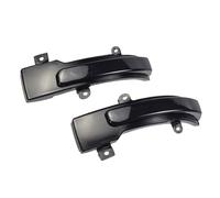 KAIUYRT Side Indicator Compatible With Mitsubishi For Outlander For Sport 2014-2020 Side Turn Signal Light Rearview Mirror Indicator Lamp Flasher Lights 8351A136 8351A135(Black)