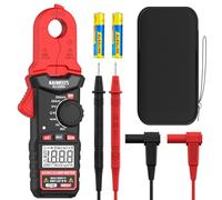 KAIWEETS Digital Clamp Meter, Round Jaw TRMS Clamp Multimeter with NCV, 2000 Counts Amp Volt Meter for Accurate AC/DC Current & Voltage Testing, Resistance, Capacitance, Diode, Continuity & Frequency