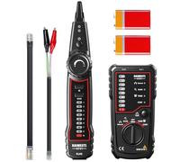 KAIWEETS network cable testerRJ45 RJ11 network tester for Telephone Lines,ethernet tester LAN Cables, Suitable for Cable Tracing, Line Testing, Continuity Checking