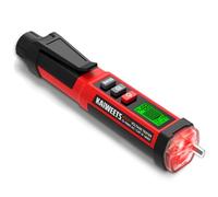 KAIWEETS Non Contact Voltage Tester NCV, Dual Range 12/70V-1000V AC Electric Tester with LCD Display, Live/Neutral Wire Detection, Sound & Light Alarm with LED Flashlight, CAT IV 1000V ETL Certified