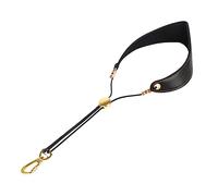 KAIXINXIN Saxophone Leathers Neck Strap With Thick Soft Padded Adjustable Buckle For Baritone Tenors Sax, Multicolor, One size