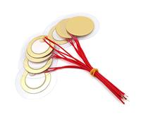 KAIY 10PCS 35mm Prewired Piezo Elements Buzzer Sounder Sensor Trigger Drum Disc,Discs Elements for Acoustic Instrument Guitar, Drum, CBG etc. with Leads