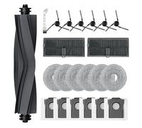 Kaiyaner Pack of 22 Accessories for Dreame X40 Ultra/L40 Ultra/X40 Ultra Complete/X40 Master/MOVA P50 Pro Ultra 1Main Brush 6 Dust Bags 6 Mop Pads 6 Side Brushes 2 HEPA Filter Vacuum Cleaner