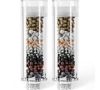 KAIYING 2 Pack Shower Head Filter Replacement Cartridge, KDF Shower Head Filter for Hard Water, 7-Stage Showerhead Filter Refill Cartridge
