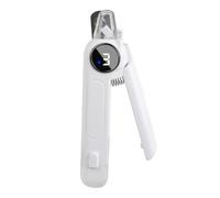 Kaiyo Electric Pet Nail Clipper with LED Light, 3-Speed, Low Noise Dog Nail Trimmer, Painless Paw Grooming File for Small Medium Large Dogs Cats, 18.5x4.6 cm