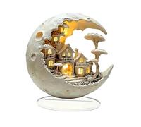 KAIYUEMAOYI Eid Mubarak Ornament Table Decoration Acrylic Ramadan Table Display Contemporary Bohemian Desktop Ornament Suitable for Gift Party Living Roo, Style A