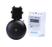 KAIYUEMAOYI Electric Bell, Cast Iron Doorbell with Cast Iron Plate and Loud Sound, Various Operating Modes, Practical Accessories Included, Easy to Install, 8 Inch